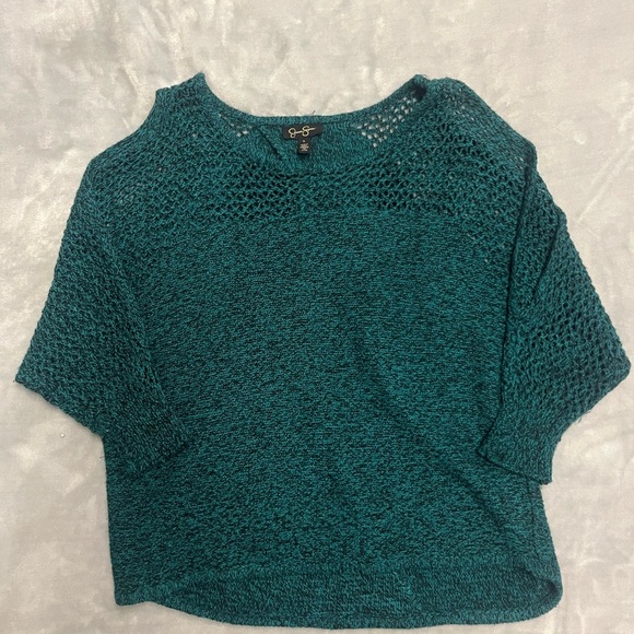 🌸Teal Knit Sweater - Picture 1 of 6